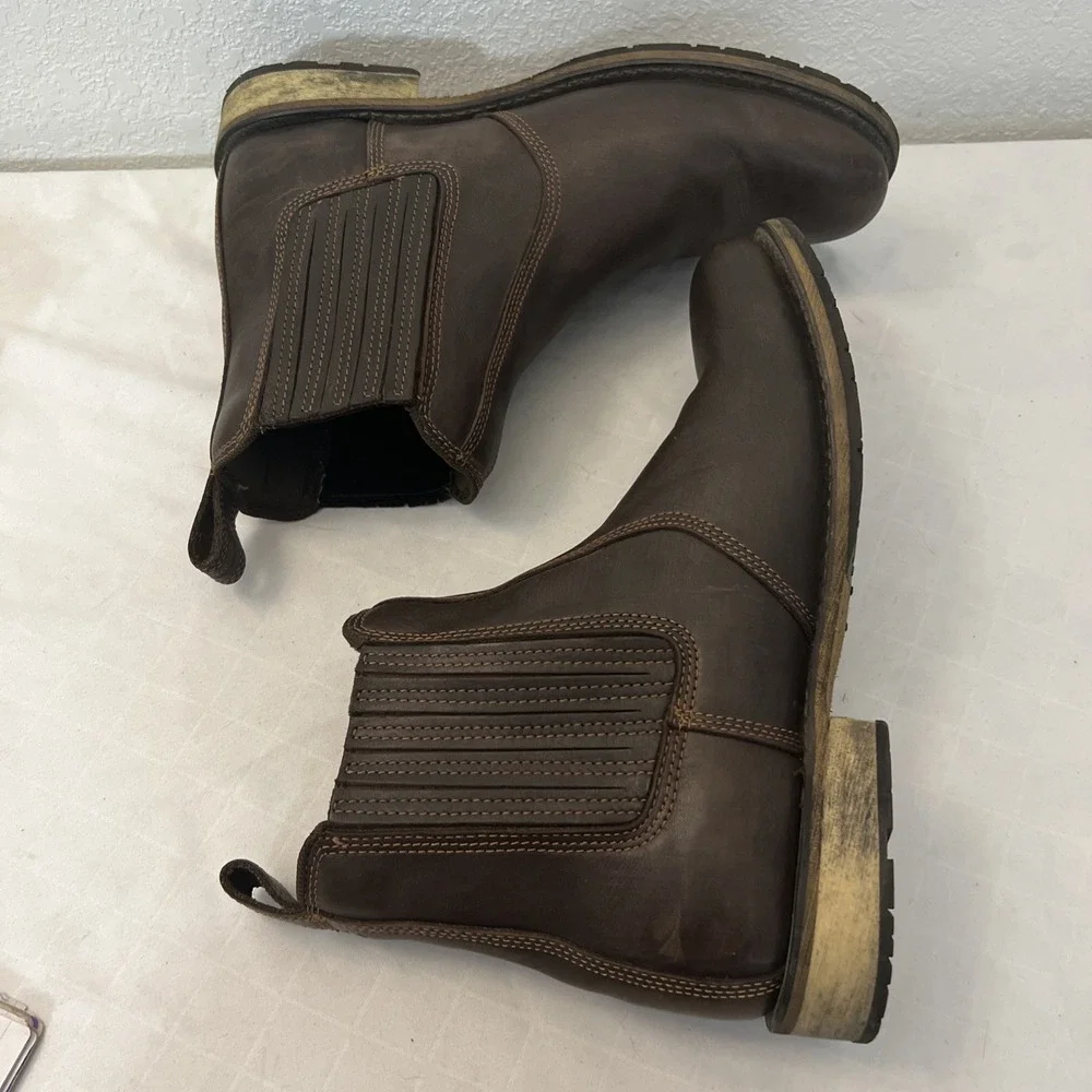 Eddie Moran Mens Slip-On Boots‎ 6